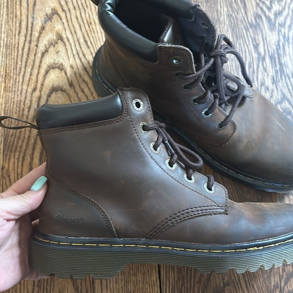 Dr. Martens Brown Cartor Leather Men's Boots - Picture 2 of 5